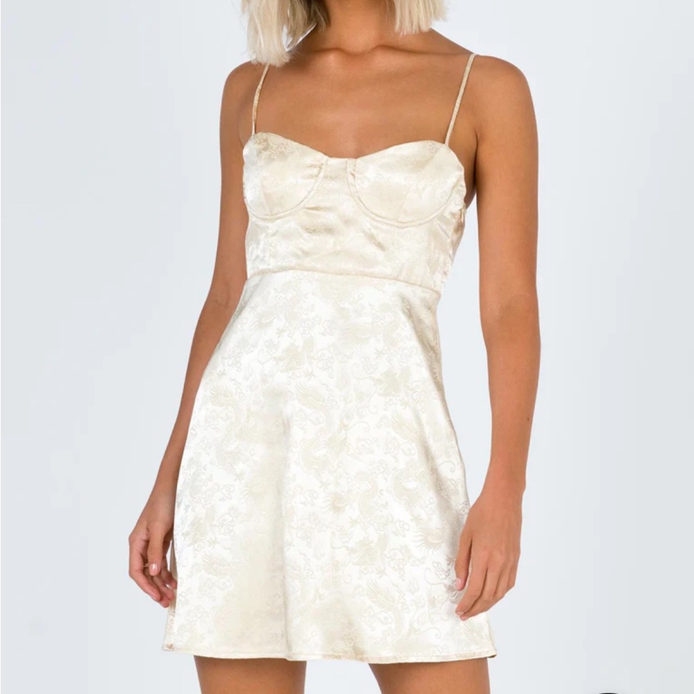 CHAMPAGNE POP MINI DRESS PRINCESS POLLY